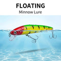 /Set 3D Crystal Minnow Glow in Dark Fishing Lure 95mm | SAMAG