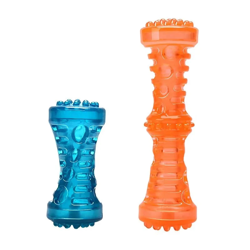 Resistant Bite Resistant Pet Toy Toothbrush Bone Sturdy Dog Toy Interactive Puppy Game Toy Dog Bone Rubber Puppy Chew Toy Dog