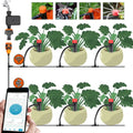 13cm 8-Hole Sprinkler Drip System 1/4'' Hose Wifi/Bluetooth-compatible Timer Kit for Garden Pot Plant Automatic Irrigation Devic