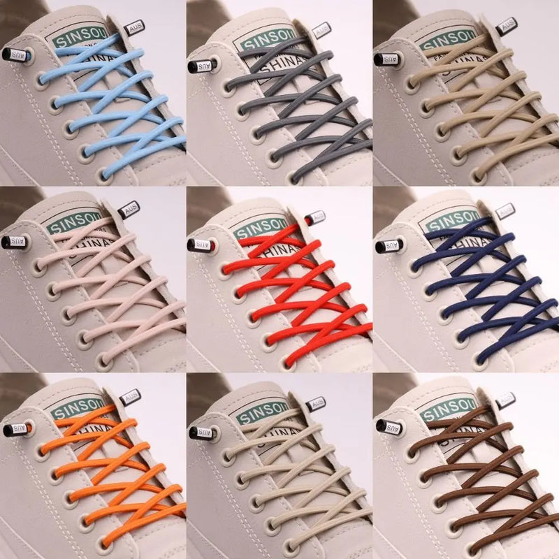Fashion Creative Shoelace Buckle Elastic Lazy Woven Shoelaces Lazy Shoelace Durable Free Tie Shoelaces Shoelace Accessories