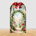 Fairy Tale Castle Butterfly Floral Arch Backdrop Cover Princess Girl Birthday Baby Shower Party Decor Photography Backgrounds