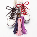 Half Round High Quality Shoelaces 4mm Wide Solid Color Shoelace Sneaker Classic Shoe Laces 100/120/140/160cm 1Pair