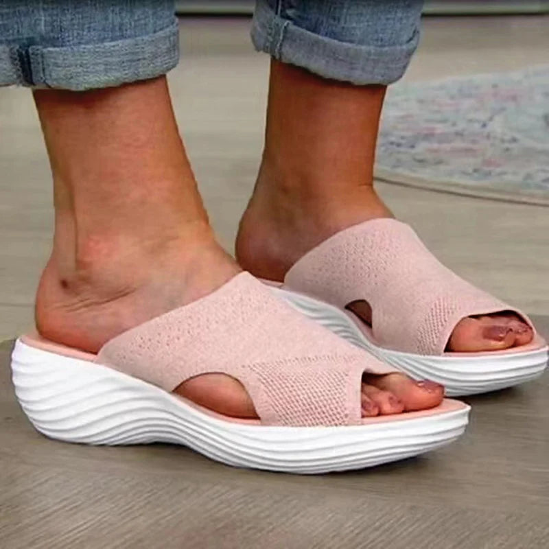 Women Shoes Sandals Summer Retro Walking Shoes Beach Women Shoe Non-Slip Sandals Ladies Slides Footwear Slipper Female