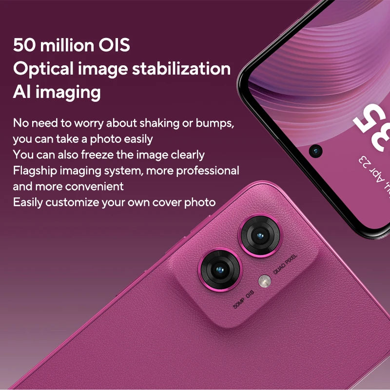 Motorola MOTO G55 Smartphone Original Global ROM 6.5-inch 120Hz Display 256GB MediaTek Dimensity 7025 50MP Cellphone