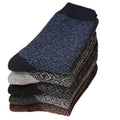 5pairs Unisex Ethnic Style Vintage Thick Wool Warm Crew | SAMAG