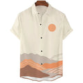 Desert Cactus Shirt for Men 3D Print Summer Hawaiian | SAMAG