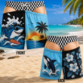 Novelty Fake Butt Swim Trunks for Men Funny Beach Party | SAMAG