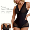 Sexy Women's Bodysuit Shapewear Black Waist-Cinching Shaping Pants