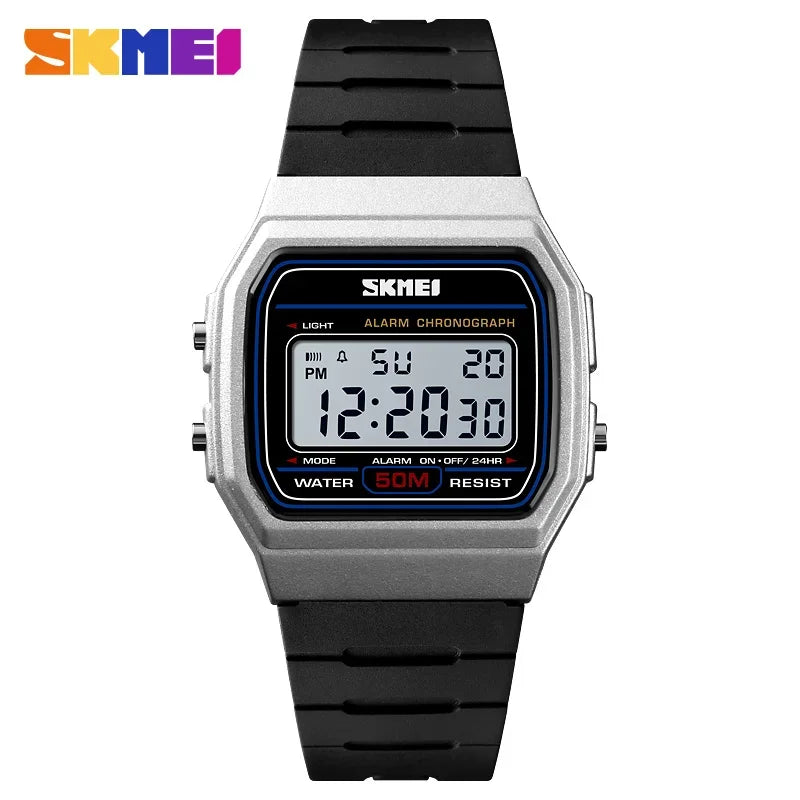 SKMEI 1412 Luxury Digital Watch for Women Waterproof Sport Girl Date Week Female Wristwatches Women Clock Relogio Feminino 1419