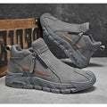 Men's High-Cut Casual Sports Shoes Anti-Slip Wear-Resistant Ankle Boots Outdoor Workwear Footwear for Comfortable Walking