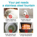 Stainless Steel Automatic Pet Water Dispenser Cat Drinking Fountain With Sensor Filter Cats Dog Ultra Quiet Pump Water Foutain