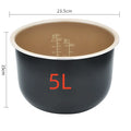 Rice Cooker Liner General Food Stainless Steel Uncoated Thickened 2L3L4L5L6L8L Rice Cooker Inner Pot