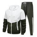 Spring and Autumn Men's Hooded Sports Leisure 2 - piece Sets New Fashion Jacket and Pants Hip Hop Casual - View 8 | SAMAG