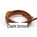 1 Pair 80cm-180cm Genuine Leather shoelaces Of Rawhide Leather Shoelaces Shoestrings Boot Shoe Laces wholesale drop shipping