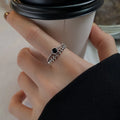 VENTFILLE 925 Sterling Silver Irregular Ring for Women Geometry Versatile Minimalism  Accessories Jewelry Gift Dropshipping