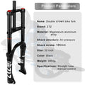 20"/26" Fat Tire Bike Air Suspension Fork, 180mm Travel - View 4 | SAMAG