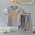 1Set Boy Girl Leisure Set Children Letter Quick Drying - View 2 | SAMAG