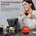 [B25B!】 Electric Coffee Maker 750ML Large Capacity Thermal Insulation Coffee Machine Automatic Drip Type Machine US Plug