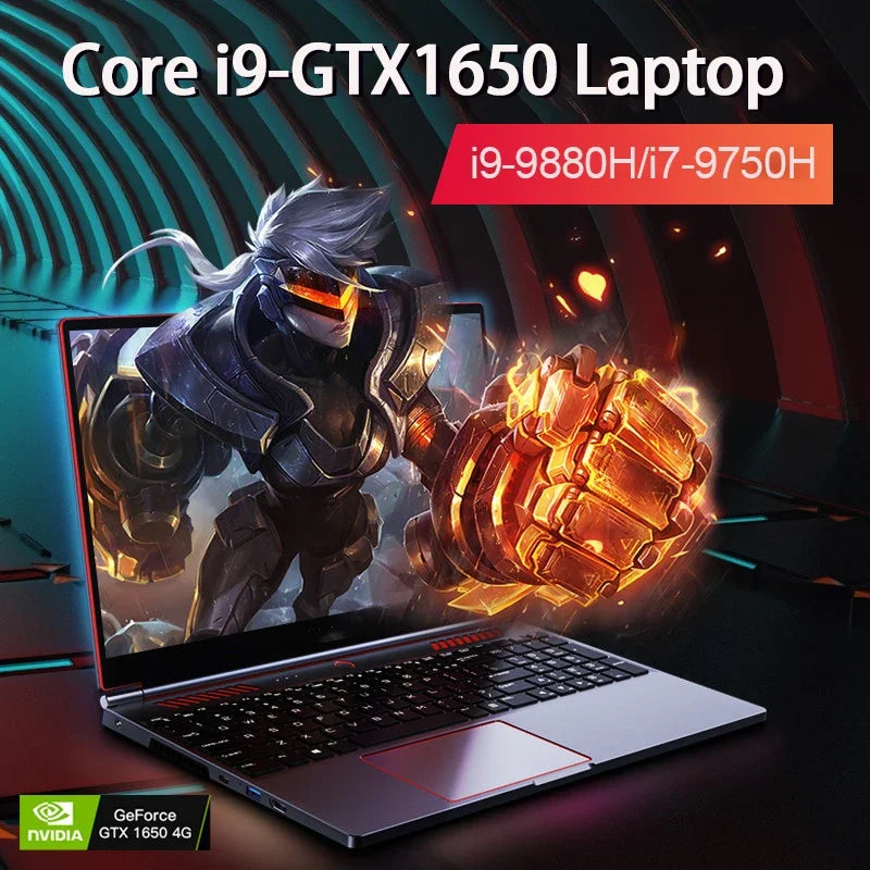 Elysian All-Round 16.1 Inch Gaming Laptop Computer RTX4050 6G Intel Core I9-13900H I9-10885H Windows11 RAM Max 64GB DDR4