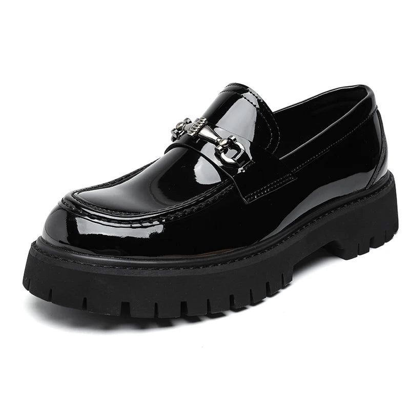 Hot-selling Men's Leather Loafers Slip on Flats Anti-slip Daily Moccasins Travel Business Casual Shoes Handmade Driving Shoes