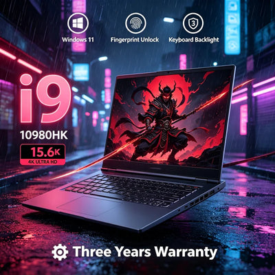 15.6" 1080P Business Laptop Intel i9-10980HK 32GB RAM 2TB | SAMAG
