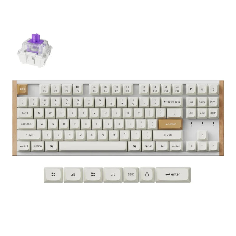 Keychron K8 HE Wireless Magnetic Switch Custom Keyboard RGB Backlight Double-Shot PBT Keycap