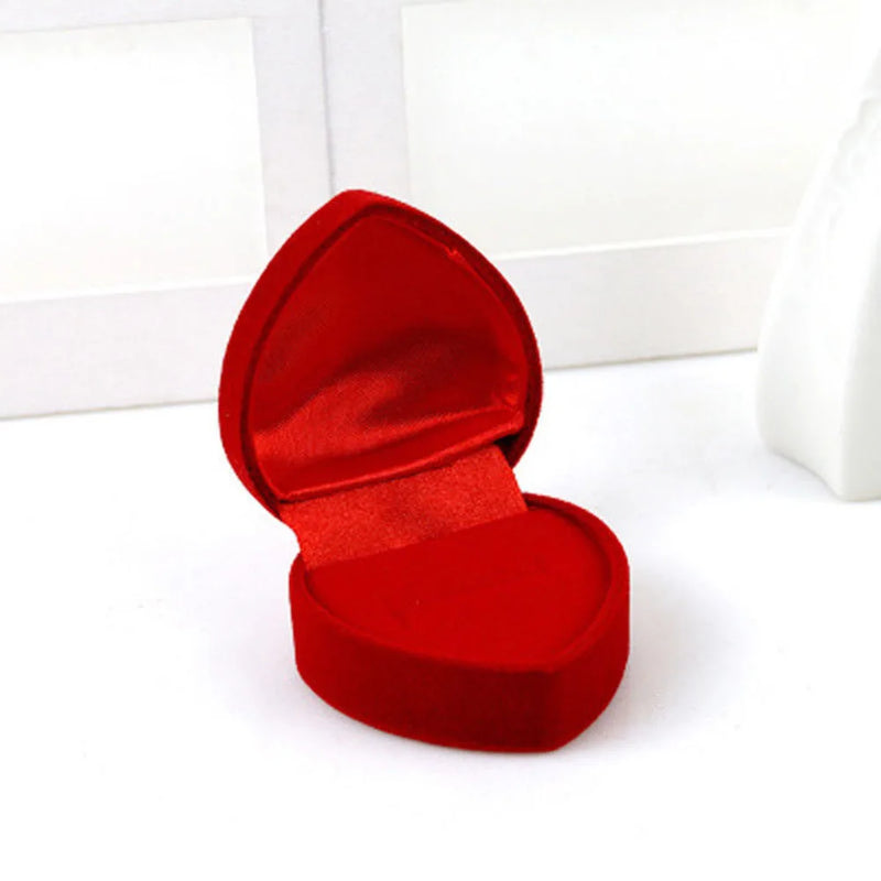Octagon Velvet Jewelry Box Double Ring Storage Box With Detachable Lid For Engagement Wedding Ring Packaging Display Gift Box