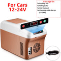 Yannice Mini Fridge Home Car Appliance Refrigerator Portable 15L Large Capacity Digital Display Super Cooling Box For Camping