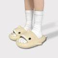 New Shark Flip Flops Women Slippers Eva Summer Couple Slides Men Outdoor Beach Sandals Slippers For Home House Shoes