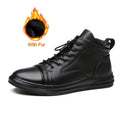 Mens Genuine Leather Outdoor Causal Shoes British Style Flat Designer Antiskid Sports Walking Shoes Comfy Oxford Shoes Hombre