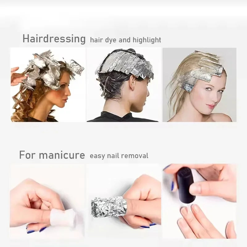 1Roll WANMEI Leopard Print Hair Coloring Aluminum Foil Hairdressing Perm Highlights Bleaching Hair Styling Tools Salon