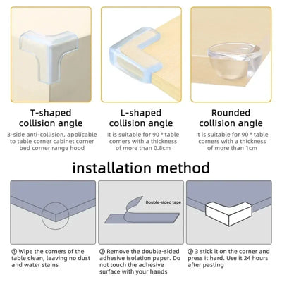 Safety Baby Silicone Table Corner Protector Furniture | SAMAG