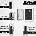 BUCKLOS Bicycle Tubeless Valve 40/44/55/60/80/100MM Bike - View 3 | SAMAG