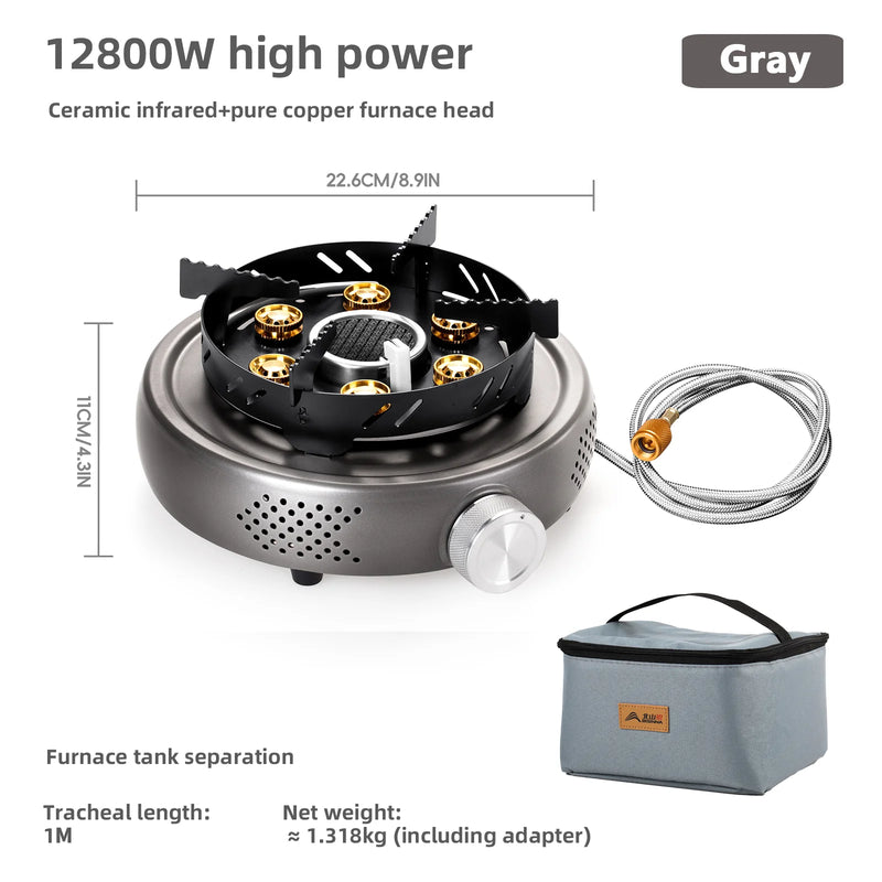 BISINNA Portable Camping Gas Stove 12800W High Power - View 7 | SAMAG