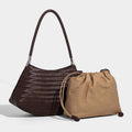 Woven Shoulder Bag for Women Crossbody Tote Bag Handbag 2026 New Vegan Leather Purse Woven Hobo Bag Pendant Versatile Bags