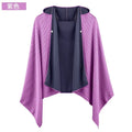 Cool Feeling Hooded Cape Ice Silk Quick Dry Breathable Beach Towel Absorbent Sun Protection Shawl Outdoor Sports Lightweight New