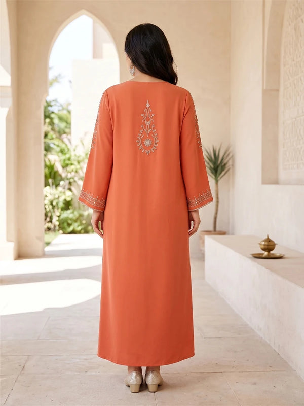 Aiyu Nuex Women's Traditional Dresses and Abayas Beaded | SAMAG