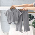Summer Girls Sweet Sets Baby T - Shirt Stripes Suit Kids - View 4 | SAMAG
