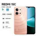 2026 new Redmi 15C Global Edition Redmi 15C 5G 8+256GB Smartphone: Ultra-slim 6000mAh smartphone with long battery life