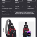 OIWAS Casual Crossbody Chest Bag Sling Shoulder Men's Bag One Strap Lightweight Male Bags Pouch DayPack for Men Travel Sport