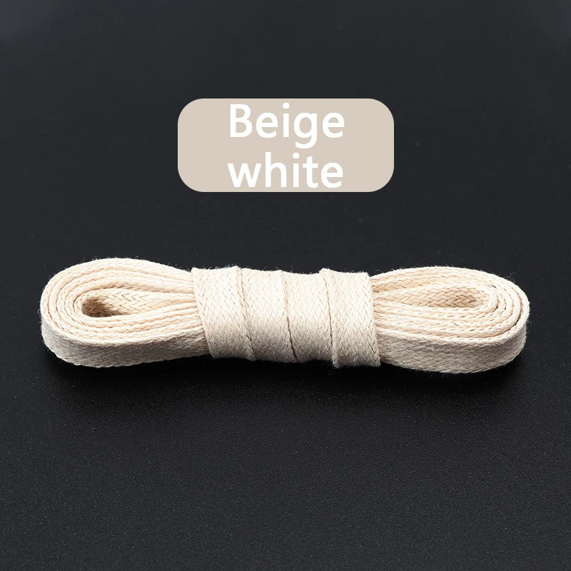 1Pair Waxed Cotton Shoelaces Waterproof Leather Shoelace Sneakers Boots Flat Laces for Shoes Accessories 70/90/120/150cm