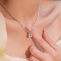 Andara Luxury 925 Sterling Silver AAAAA Zircon Pendant Necklace Fashion Italian Women Jewelry - Visuel 2 | SAMAG