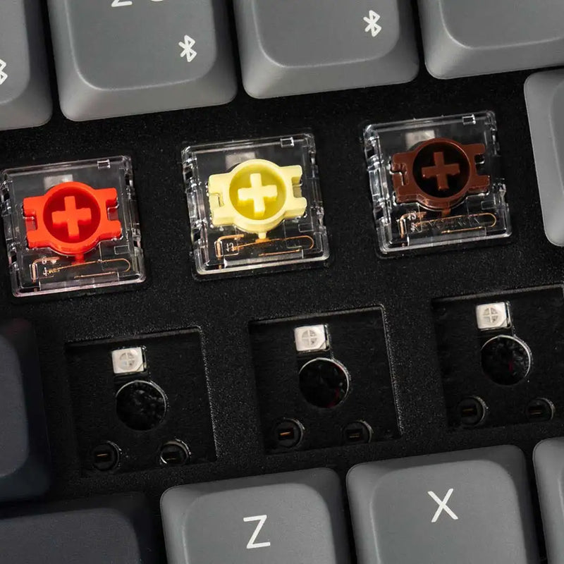Keychron K3 V3 QMK Wireless Custom Mechanical Keyboard (ISO Layout) Low Profile Switch LSA Shine-through keycaps