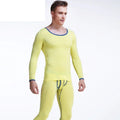 Men thin Model slim round neck base shirt long Johns youth warm suit underwear men