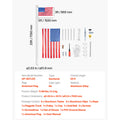 VEVOR 16/20/25/30ft Flag Pole for Outside House In Ground Thick Aluminum Flagpole Kit with 3x5American Flag for Yard Residential