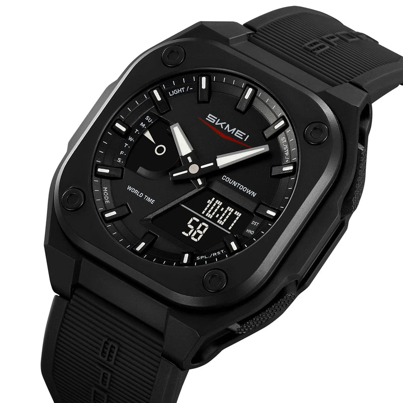 SKMEI Business Sports Digital Electronic Watch Fashion  Quartz Watches For Mens Women 4 Alarm Waterproof Wristwatch Reloj Hombre
