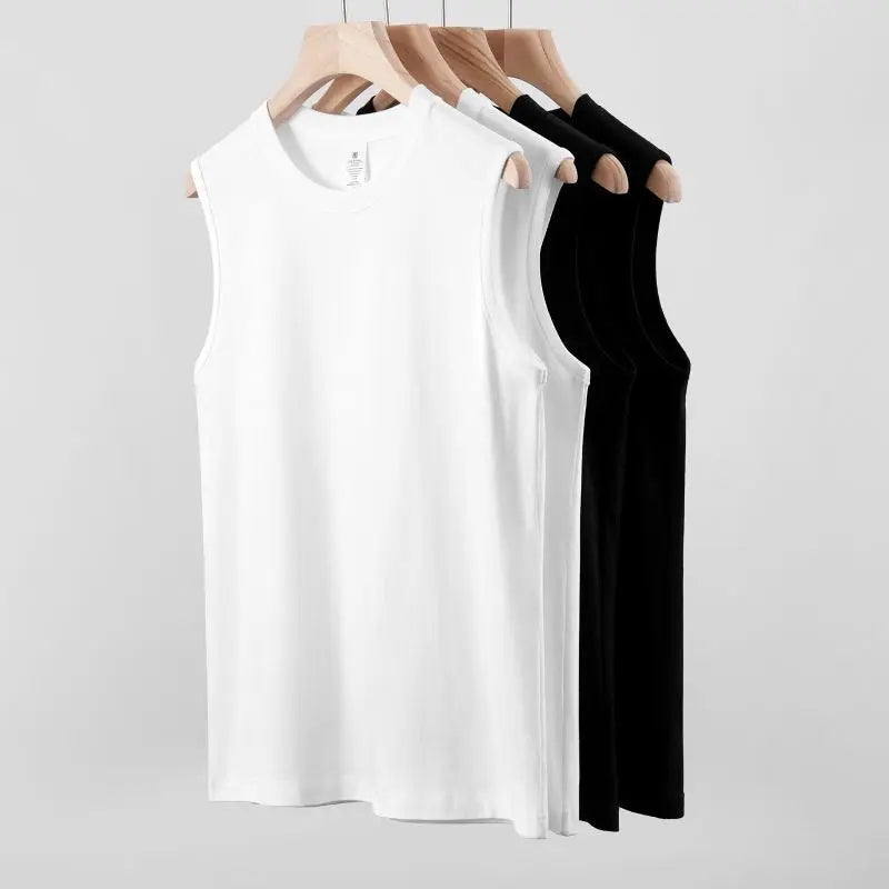 MRMT 2026 Brand New Men's Cotton Tanks Tops Solid Color Undershirt Sleeveless Man T shirt Tank Top Bottoming Men Vests For Male