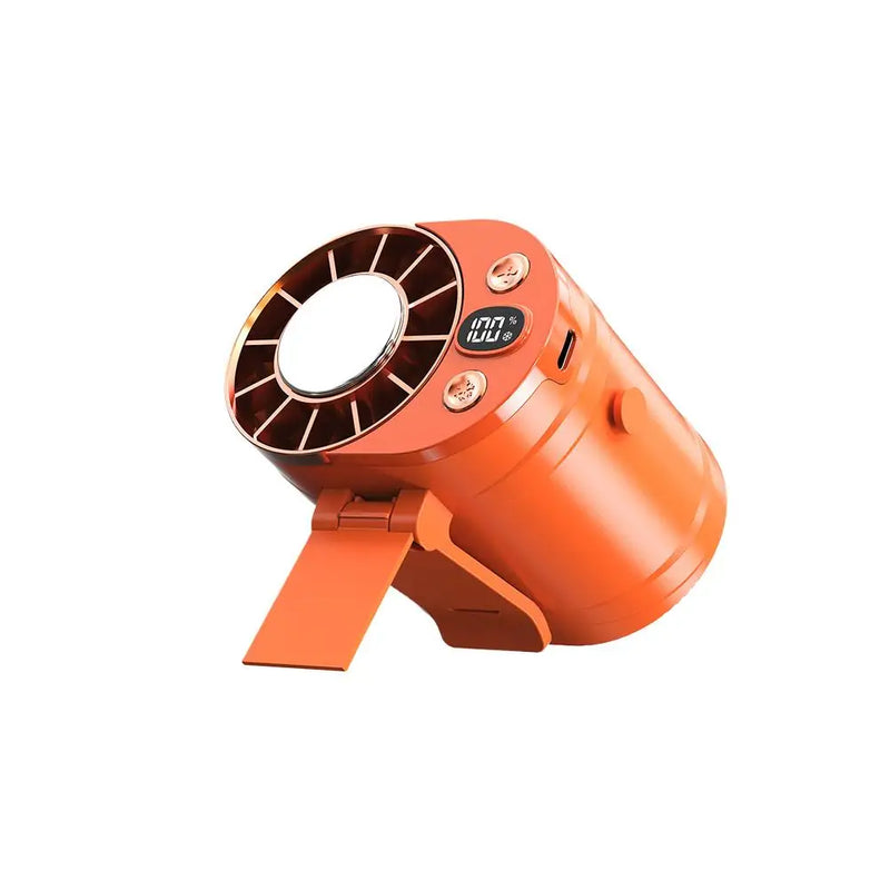 Portable Waist Mounted Fan Semiconductor Cooling Personal Air Conditioner 3000mAh Turbo Outdoor Working Cooling Fan