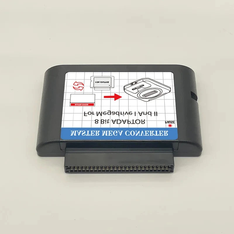 Master System Game Cartridge Converter Adapter for SEGA Mega Drive I/II First/Second Generation 16-bit Video Game Consoles