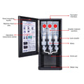E-30SW Automatic Instant Coffee Machine Commercial Milk Tea Vending Machine with LED Light Box for Office and Restaurant